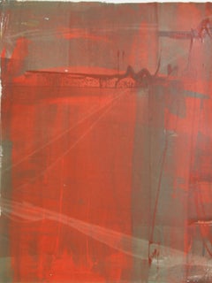 LII, Abstrakt-expressionistischer Monodruck von Liu Jian