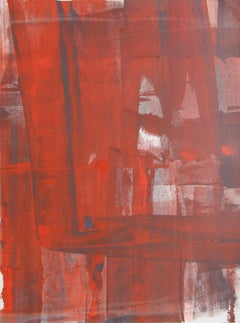 LVI, Abstrakt-expressionistischer Monodruck von Liu Jian