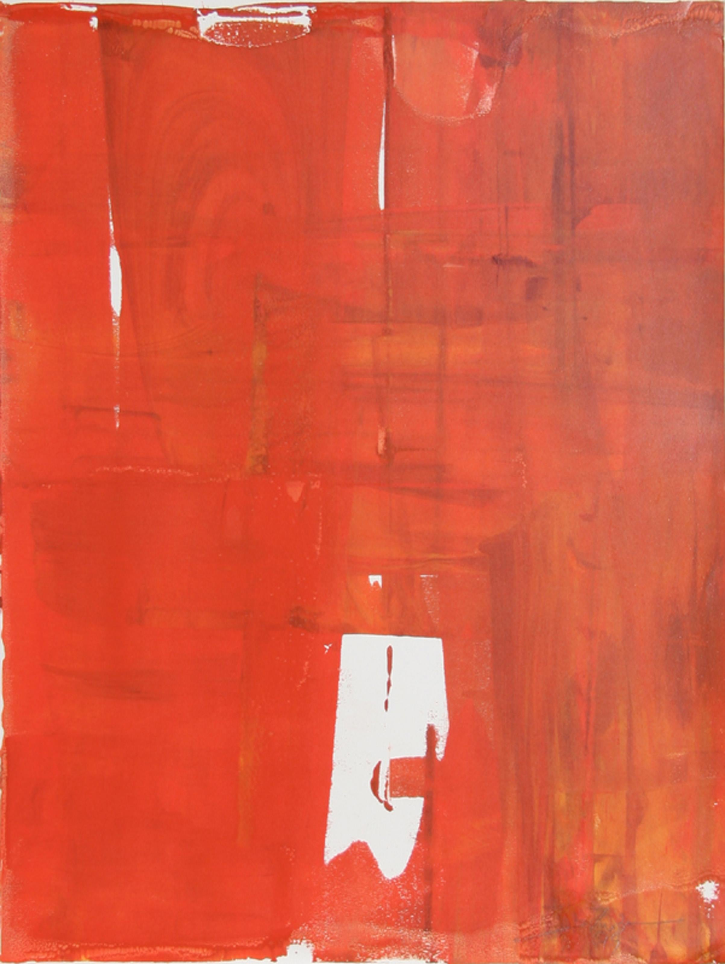 LVII, Abstrakt-expressionistischer Monodruck von Liu Jian