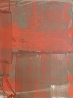 LXI, Abstract Expressionist Monoprint by Liu Jian