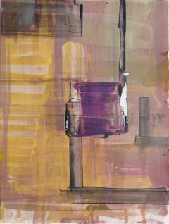 LXIV, Abstrakt-expressionistischer Monodruck von Liu Jian