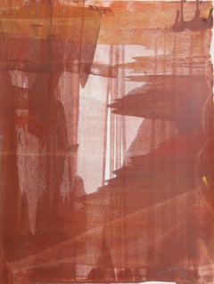 LXXVIII, Abstrakt-expressionistischer Monodruck von Liu Jian