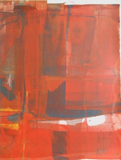 LXXXIX, Abstrakt-expressionistischer Monodruck von Liu Jian