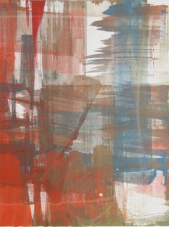 XCIV, Abstract Expressionist Monoprint by Liu Jian