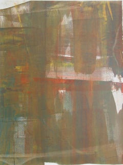 XCVI, Abstract Expressionist Monoprint by Liu Jian