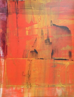 XXIV, Abstract Expressionist Monoprint by Liu Jian