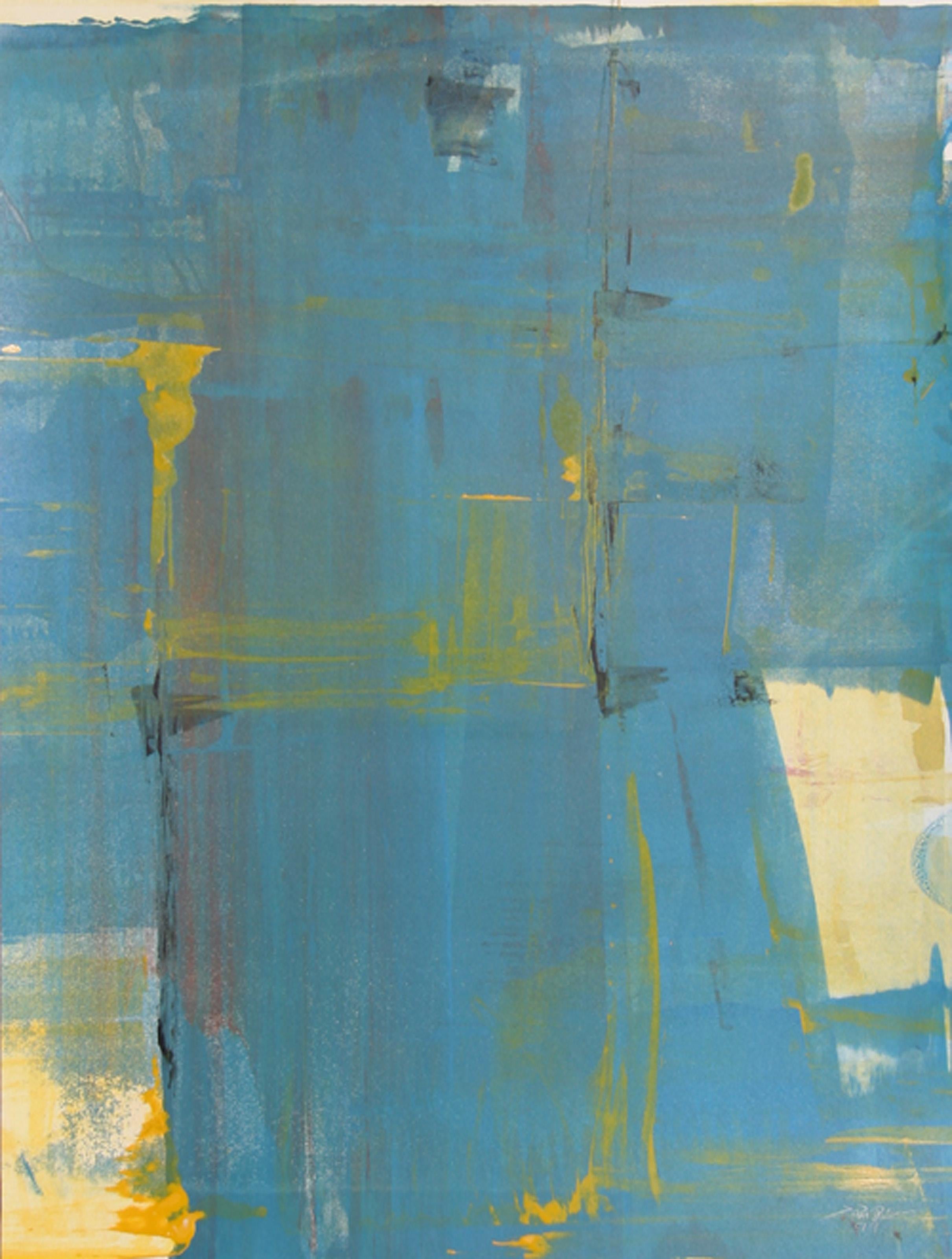 XXXI, Abstract Expressionist Monoprint by Liu Jian