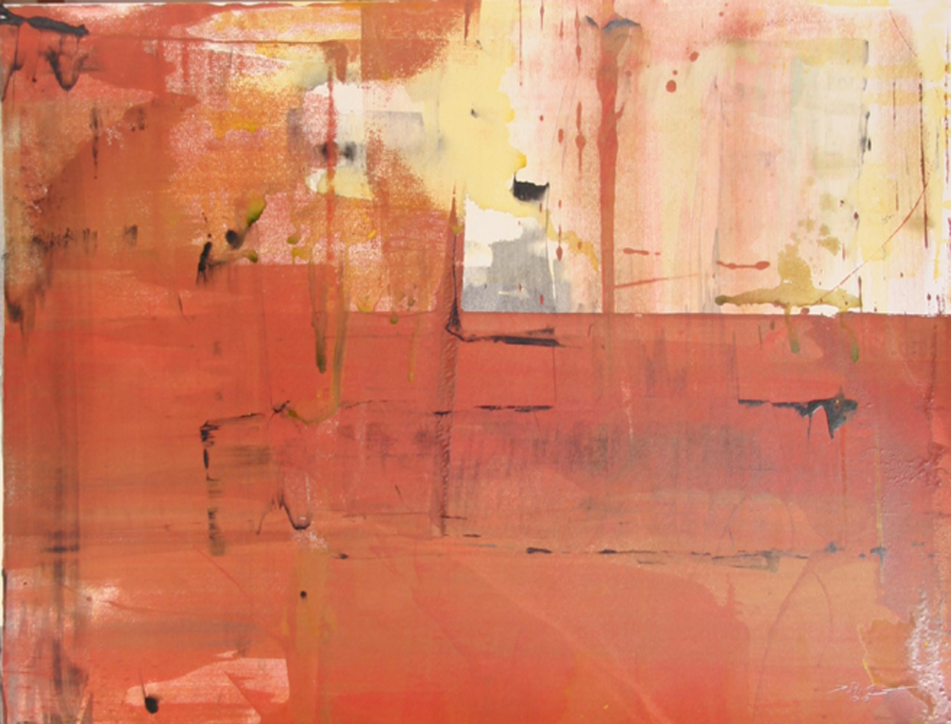 XXXIV, Abstract Expressionist Monoprint by Liu Jian