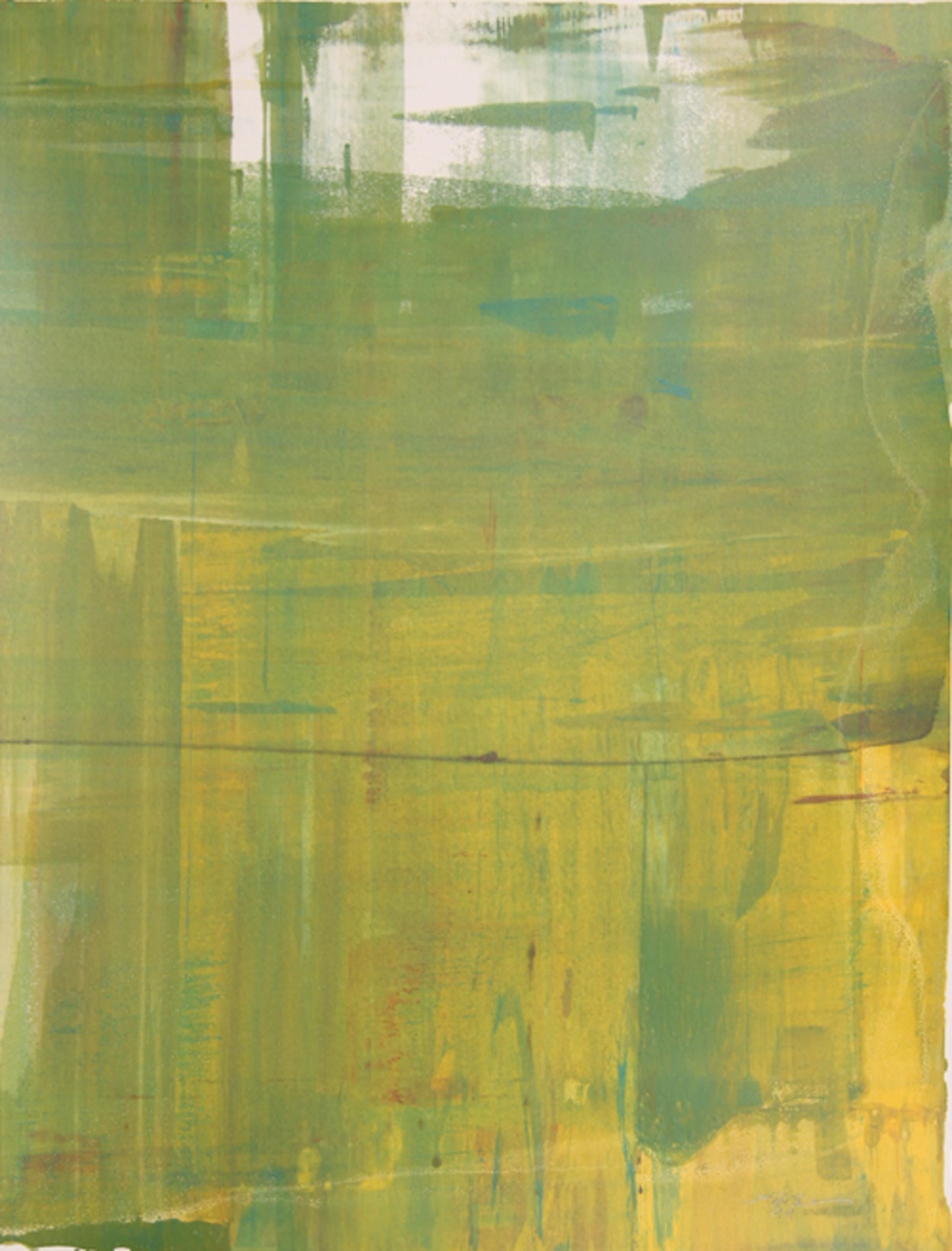 XXXVI, Abstract Expressionist Monoprint by Liu Jian