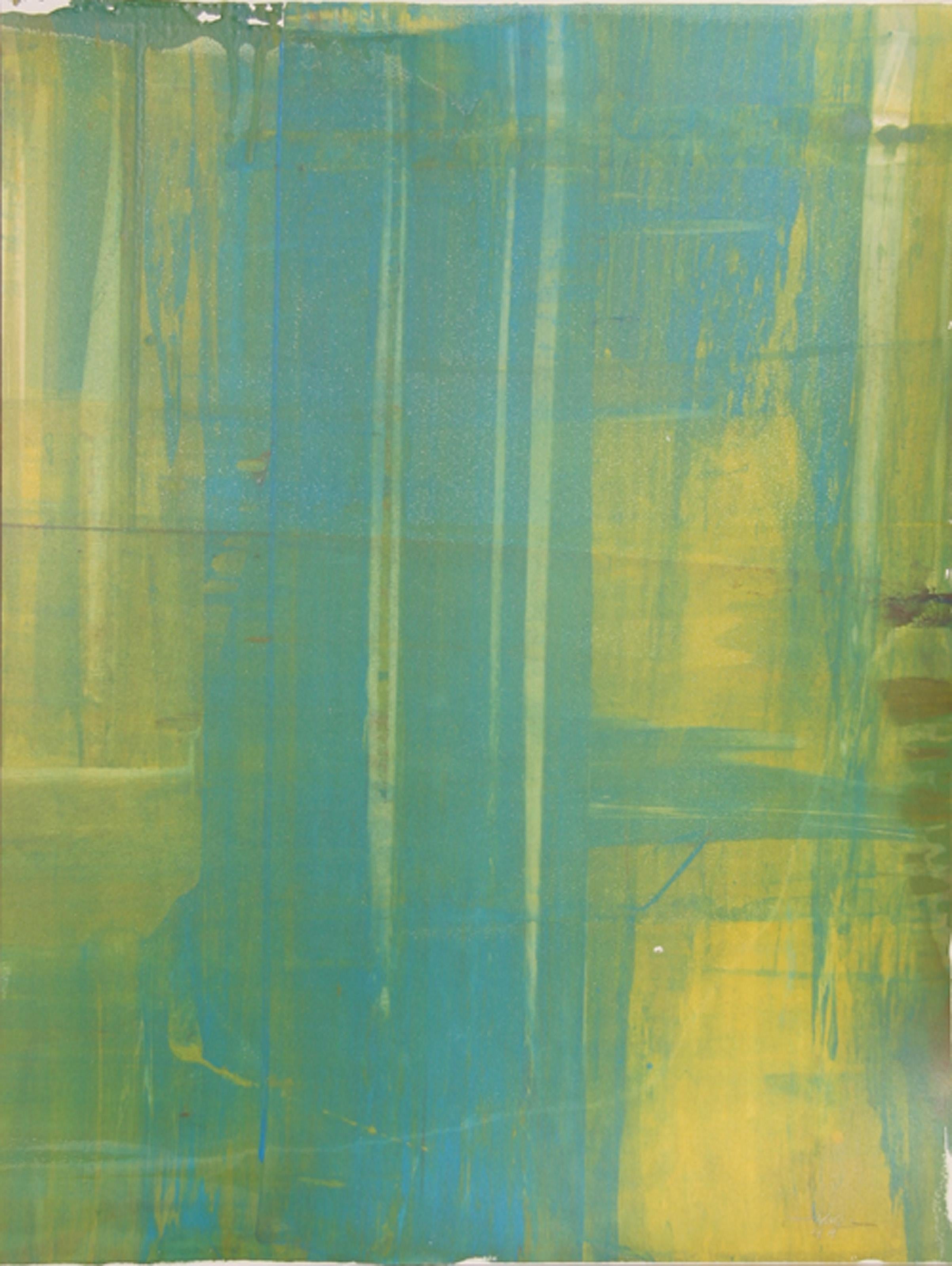 XXXVII, Abstract Expressionist Monoprint by Liu Jian