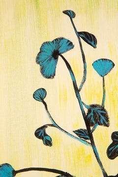 Liu Shuang Natura morta Pittura a olio originale "Fiore blu