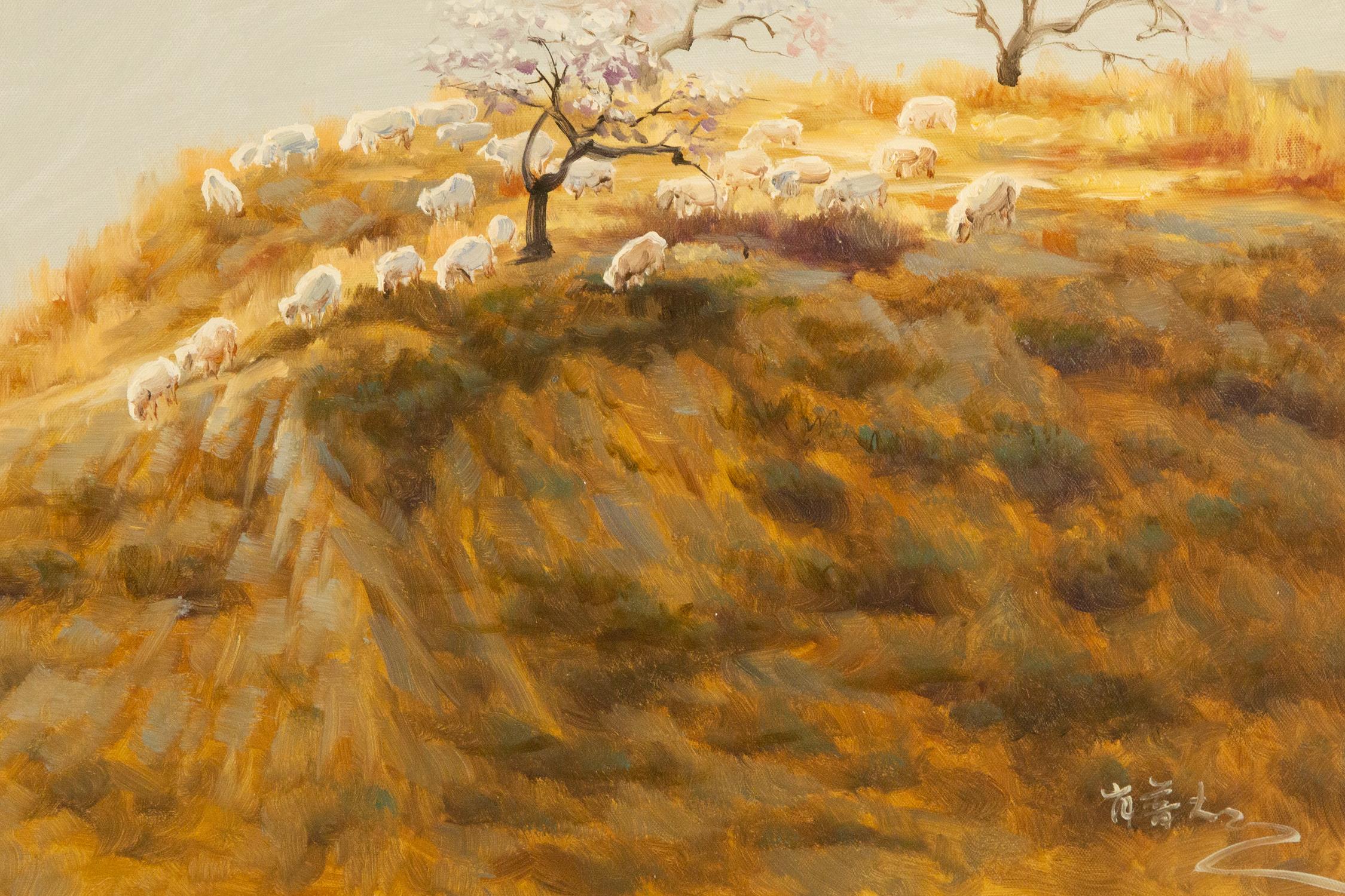 Liu Xiao Impressionist Original Oil On Canvas 
