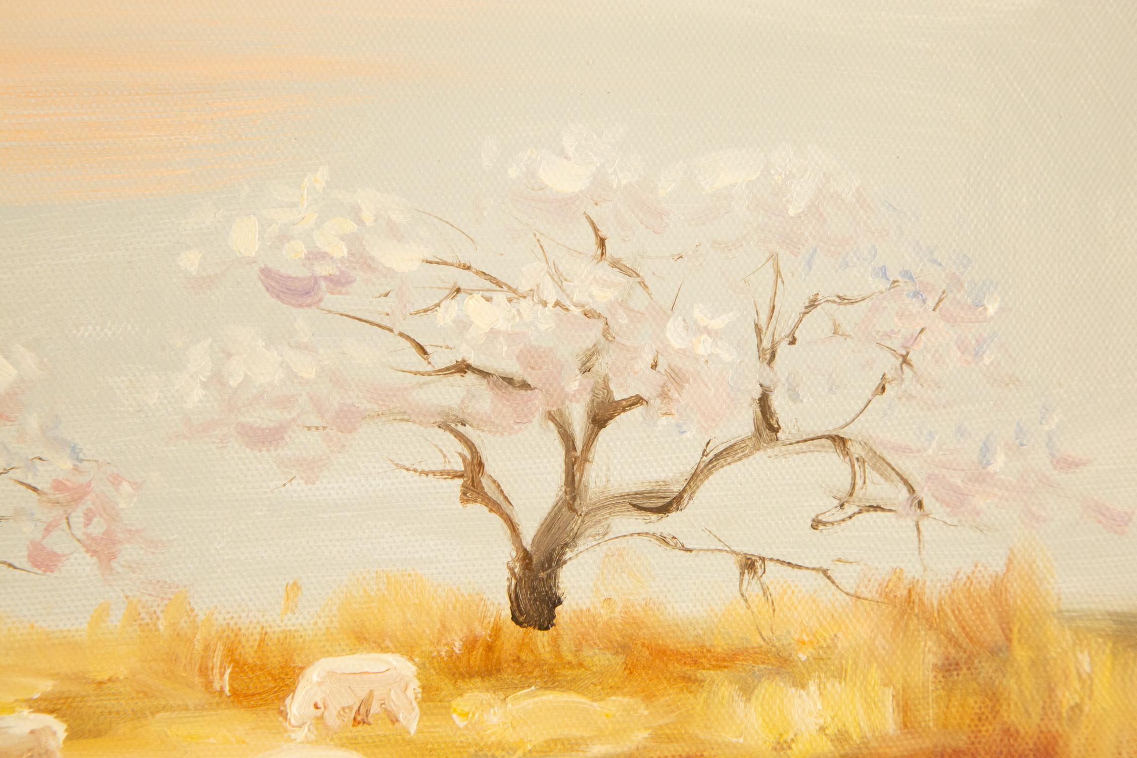 Liu Xiao Impressionist Original Oil On Canvas 