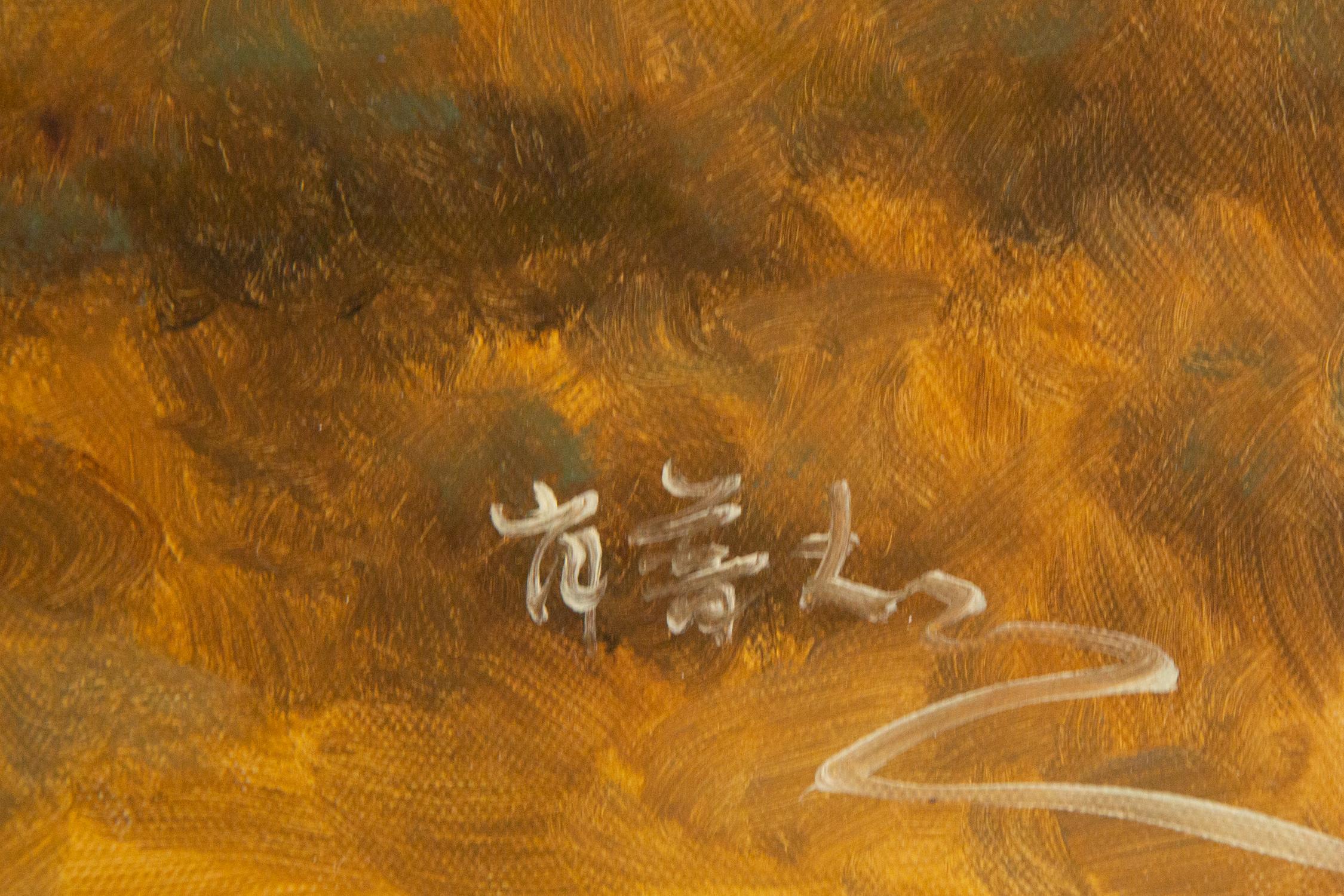 Liu Xiao Impressionist Original Oil On Canvas 