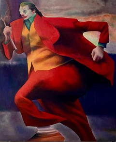 Contemporary Chinese Art by Liu Xiaodong - Running Clown