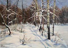 Chinese Contemporary Art by Liu Ziyu - Forest After Snow