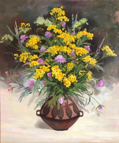 Zeitgenössische chinesische Kunst von Liu Ziyu - Summer Wildflowers 1