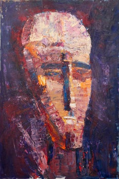 Silent Liturgy, Portrait Painting, Oil on Canvas, 2025