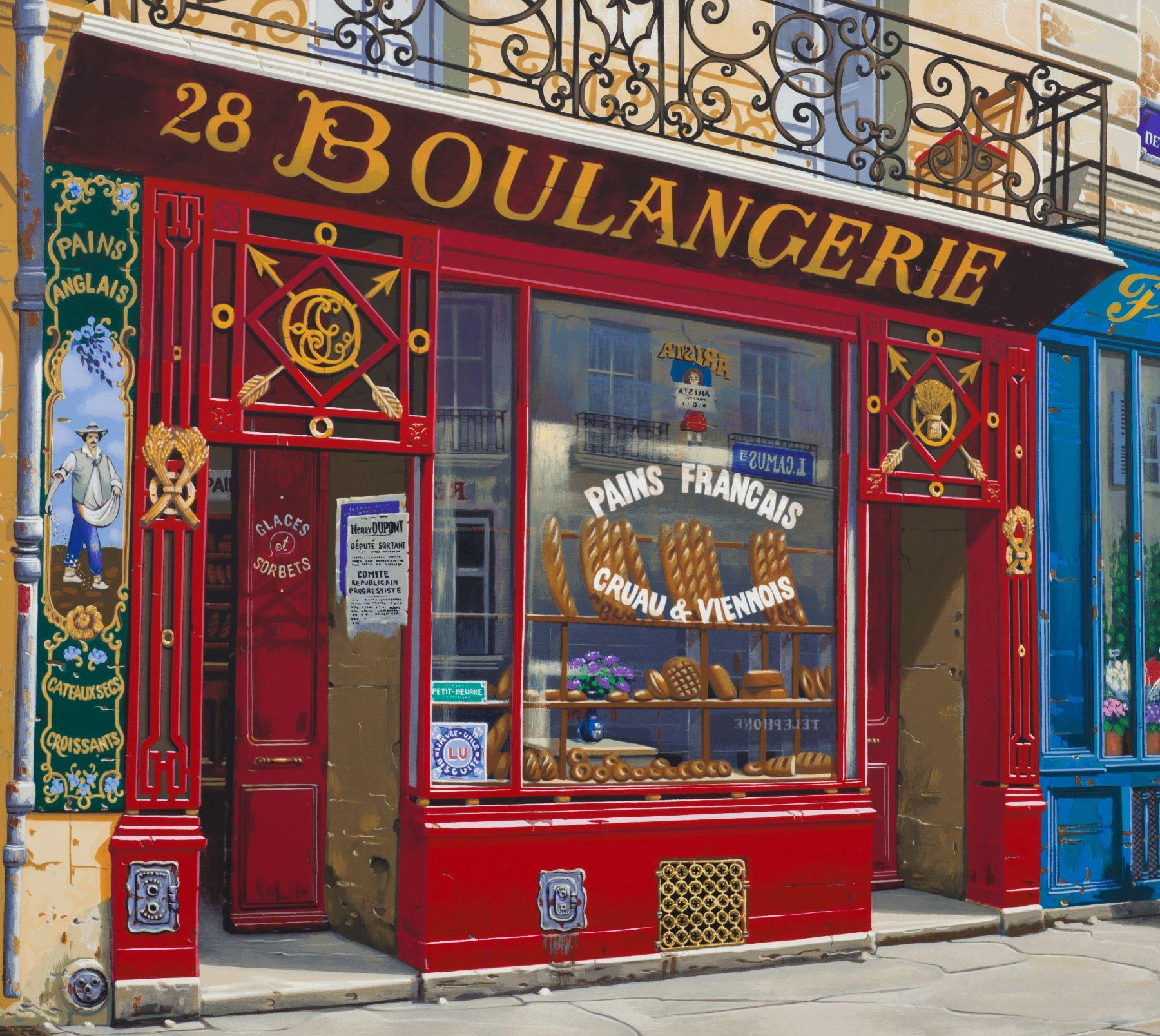 28 Boulangerie - Contemporary Print by Liudmila Kondakova