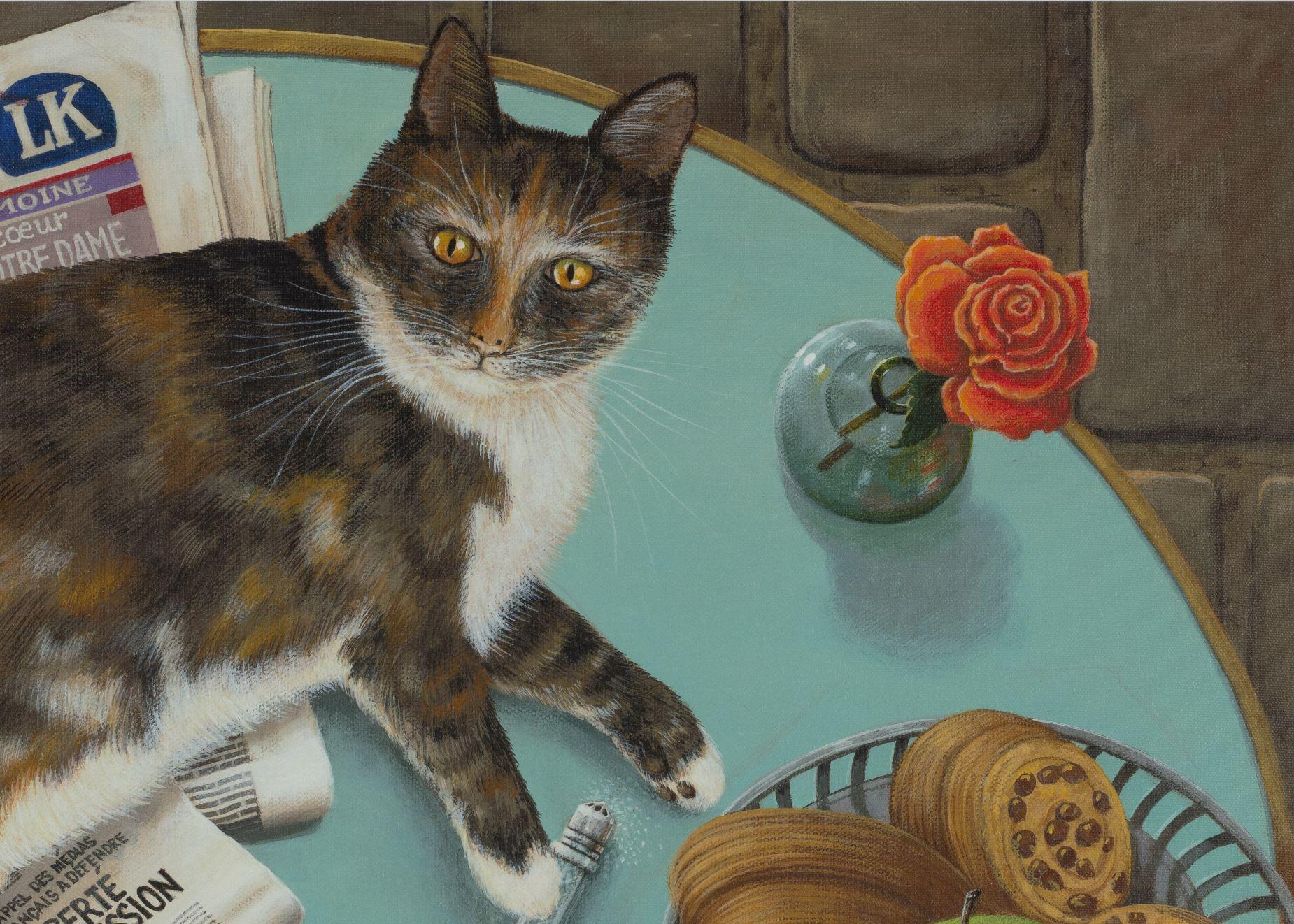 Breakfast with Miss Julie, 2022 - Print by Liudmila Kondakova