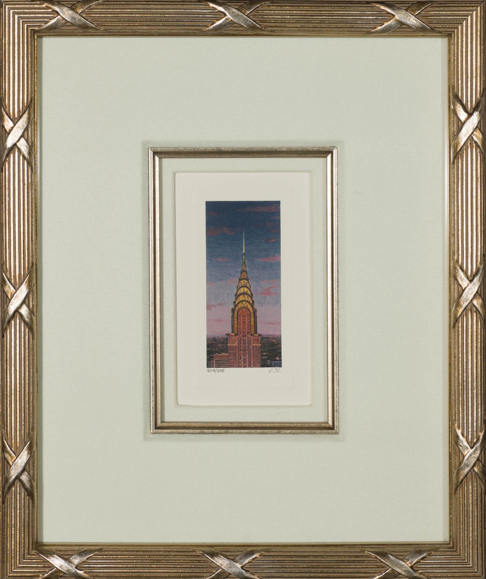 Chrysler Building - Contemporary Print by Liudmila Kondakova