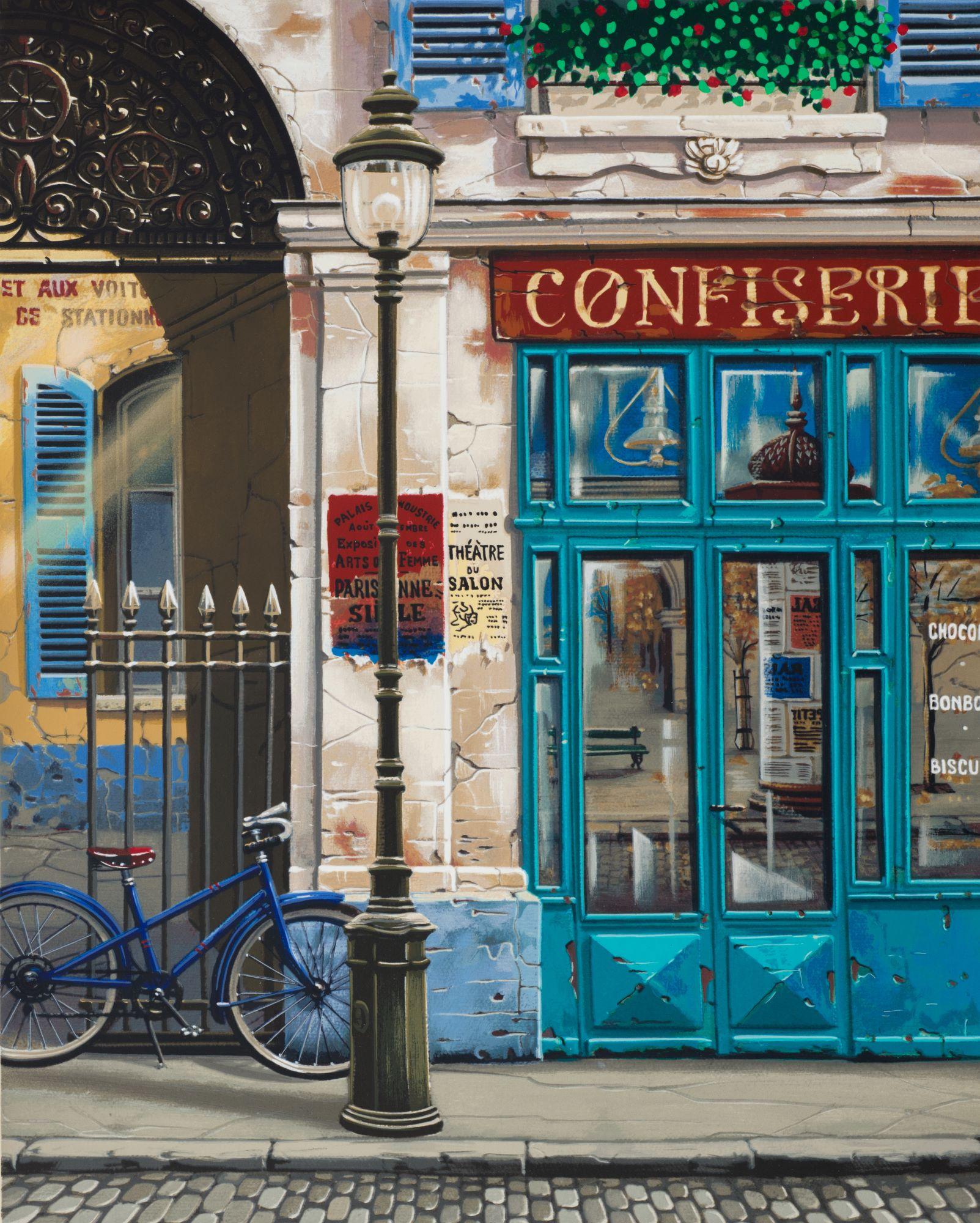 Confiserie (Pariser Erinnerungen) – Print von Liudmila Kondakova