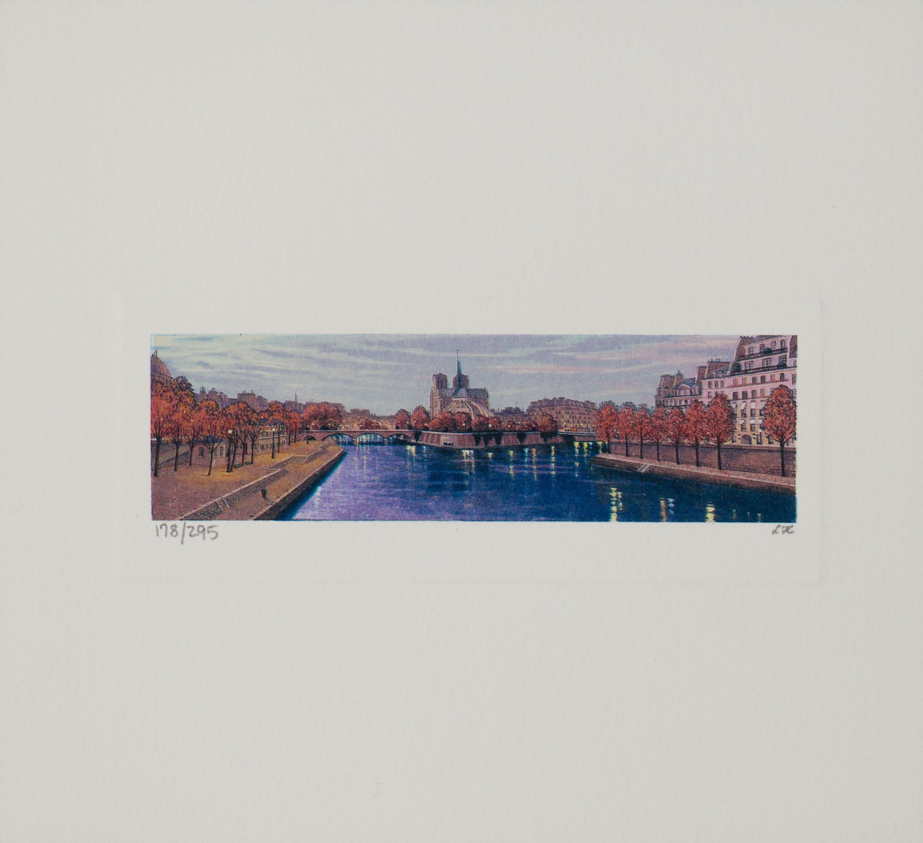 Liudmila Kondakova Landscape Print - Pont de la Tournelle