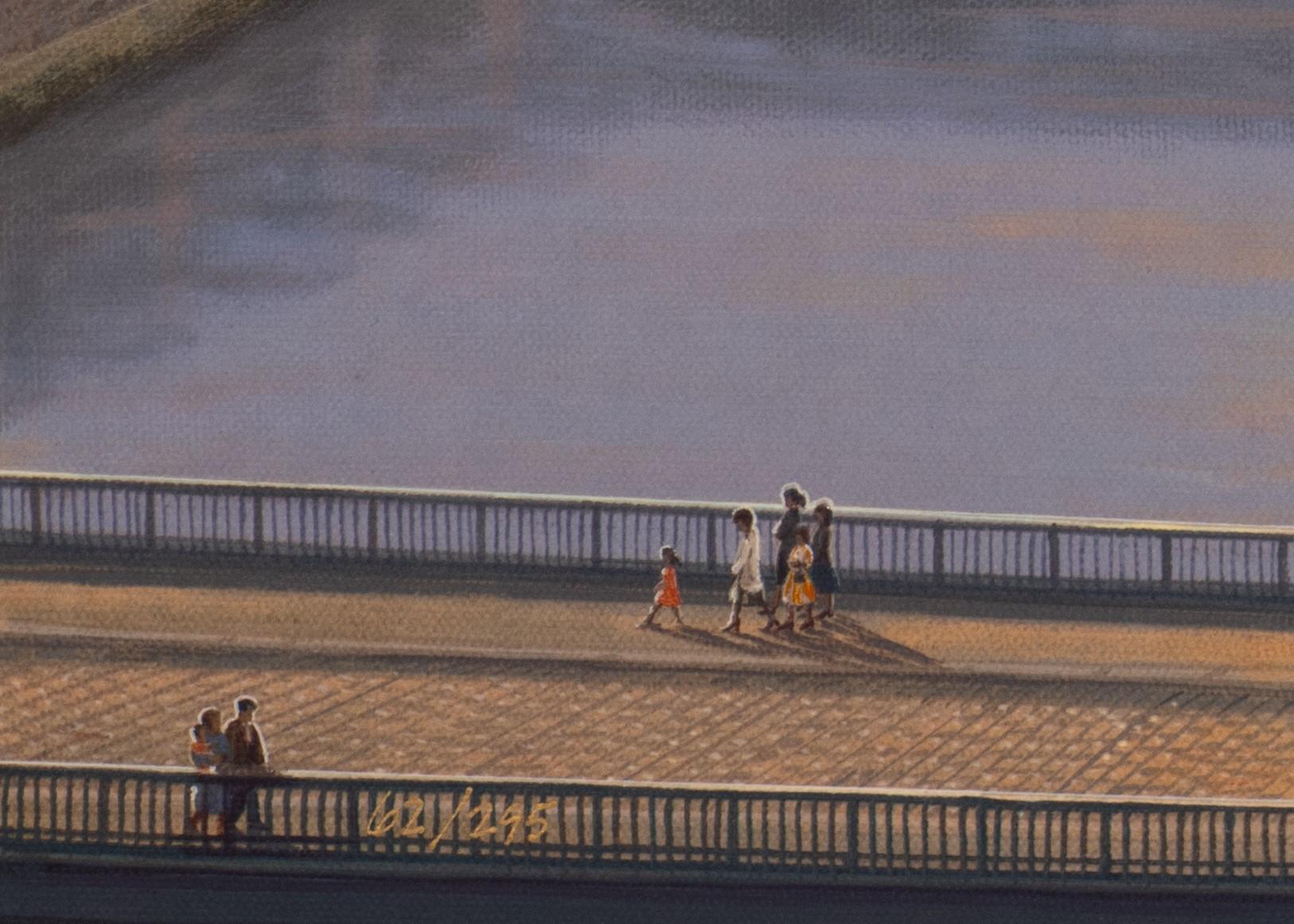 Ten Bridges è una serigrafia tradizionale su tela, di 30 x 40