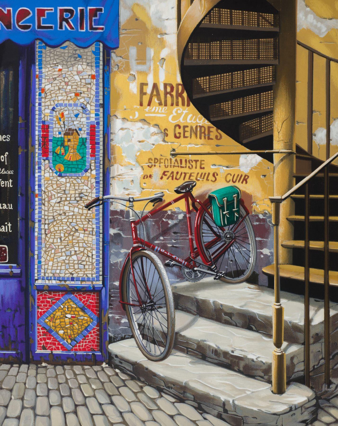 The Stairway (Parisian Memories) - Print by Liudmila Kondakova