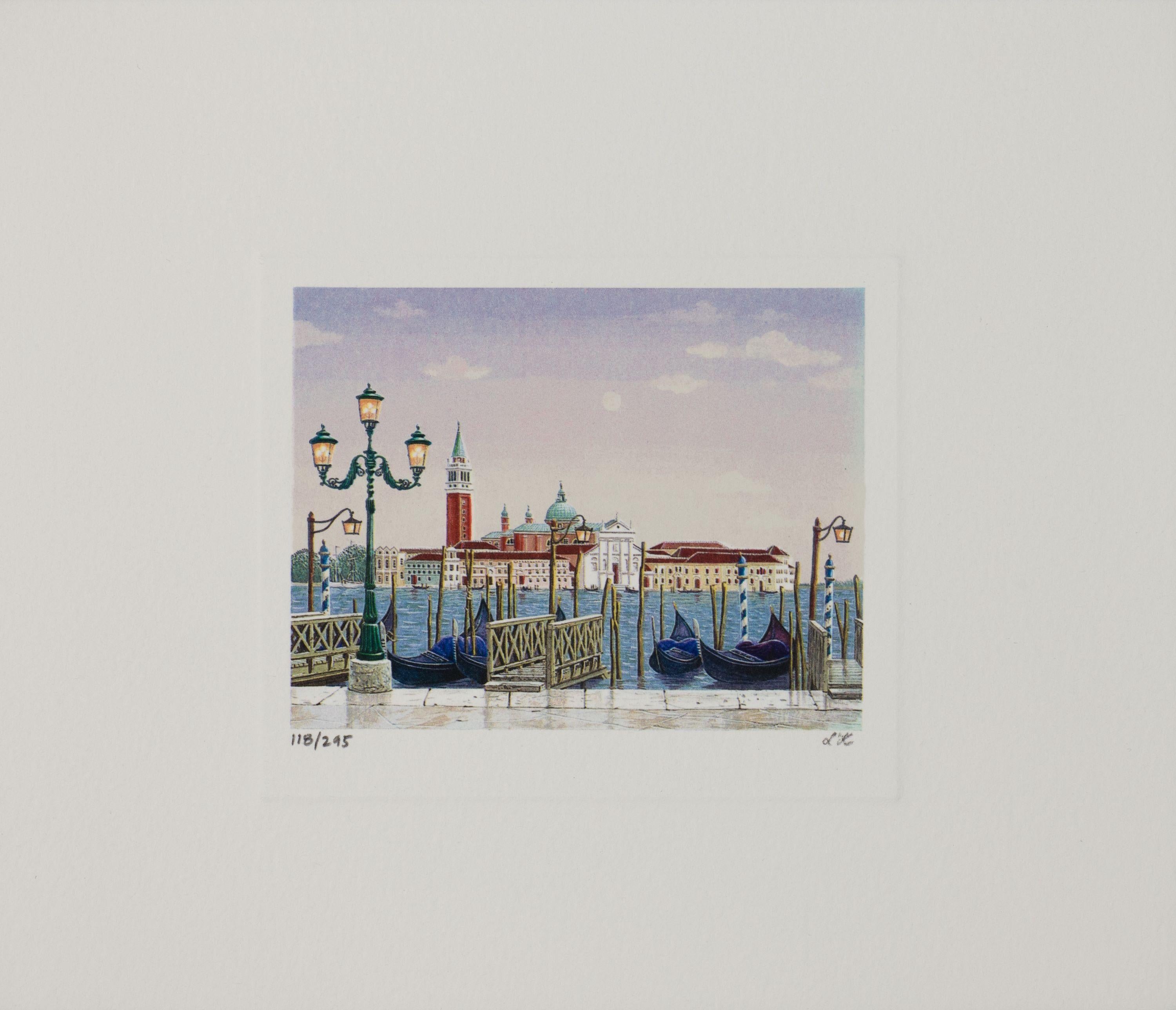 Venezianische Morgenröte – Print von Liudmila Kondakova