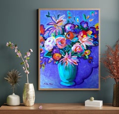 "August " Original painting by  Liudmila Shabazova