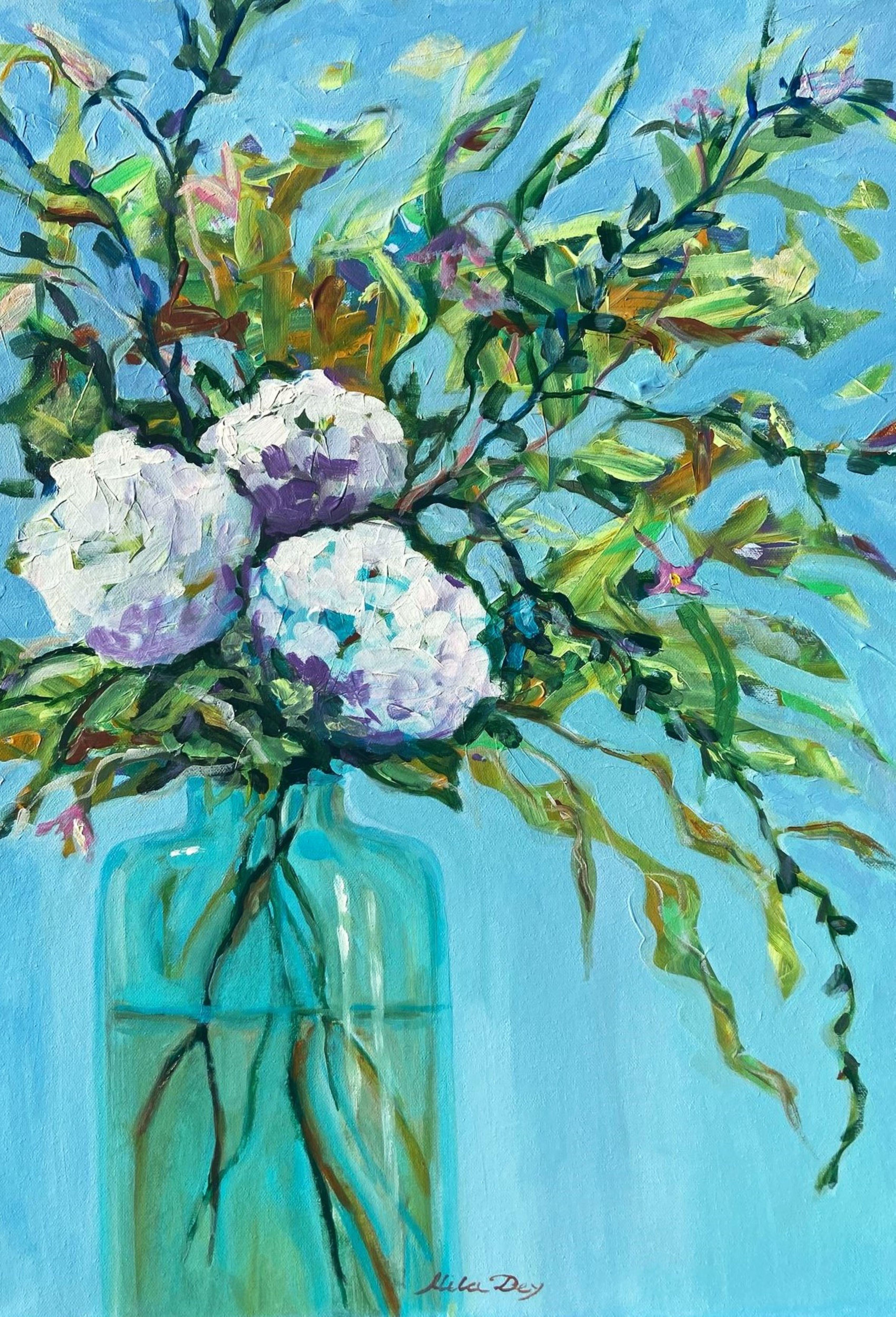 "Bouquet with hydrangeas 01