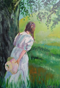 In grandma's garden.