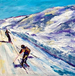 "Dans les montagnes". diptyque