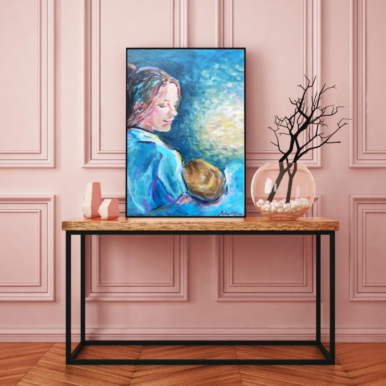Mi luz. Pintura original de Liudmila Shabazova en venta 5