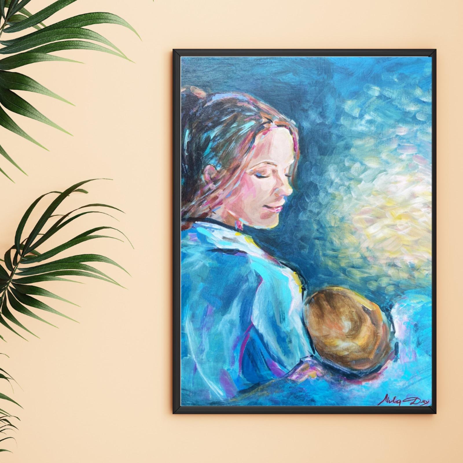 Mi luz. Pintura original de Liudmila Shabazova en venta 3