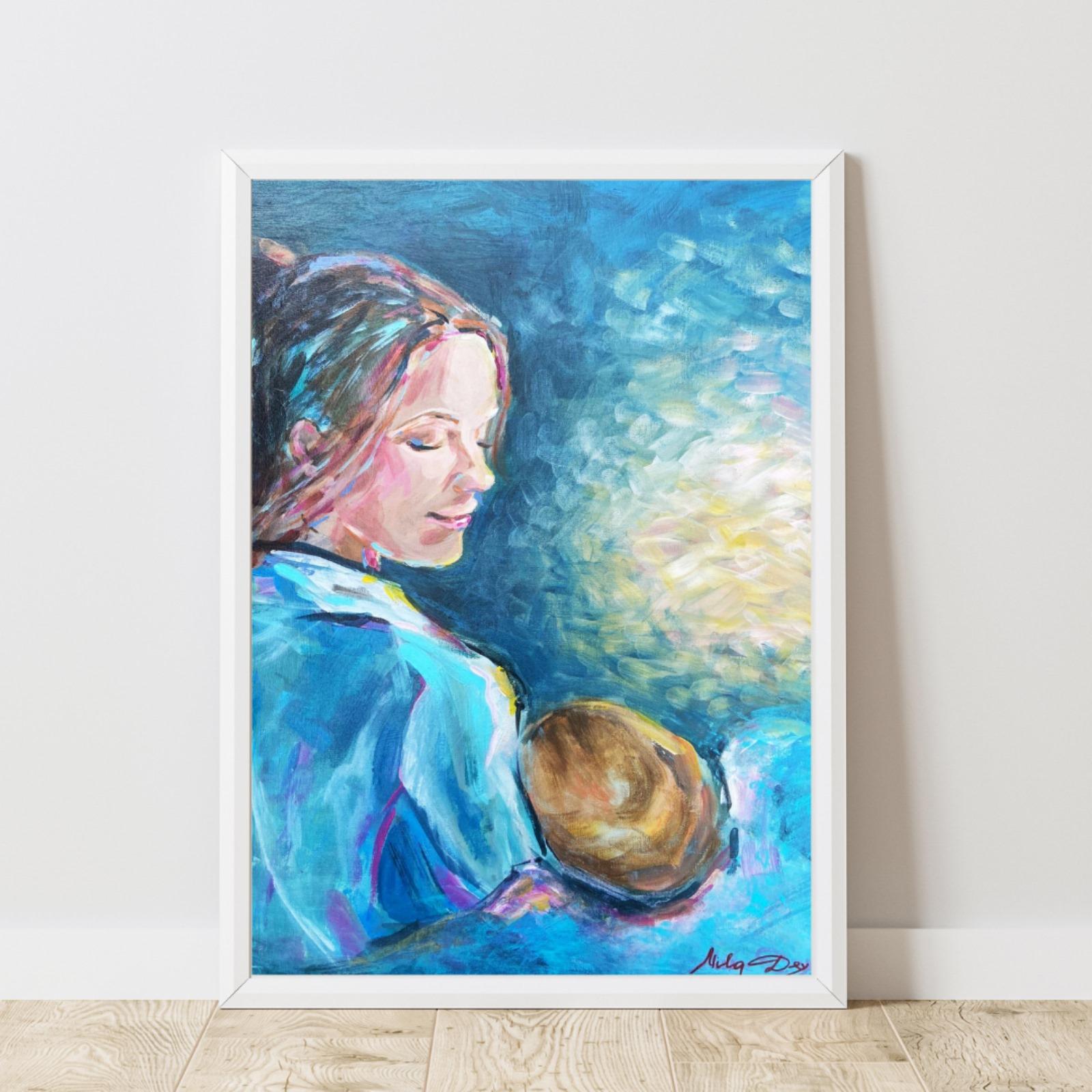 Mi luz. Pintura original de Liudmila Shabazova en venta 4