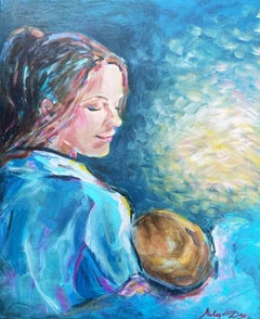 Mi luz. Pintura original de Liudmila Shabazova