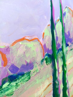 "Pink Evening." Green collection.