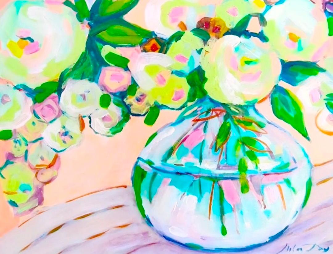"Pistachio roses."