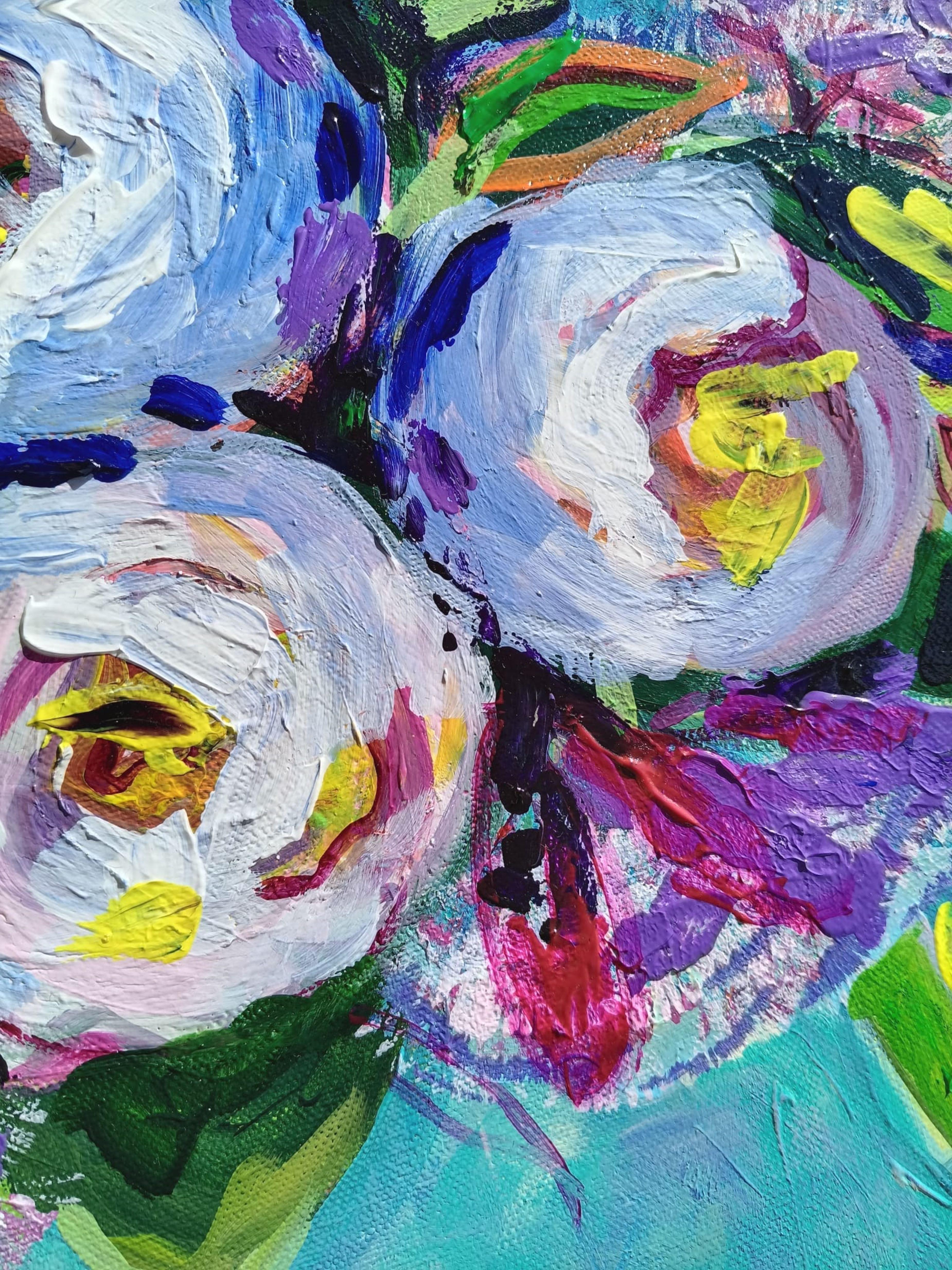 Rises √4 - Painting by Liudmila Shabazova 