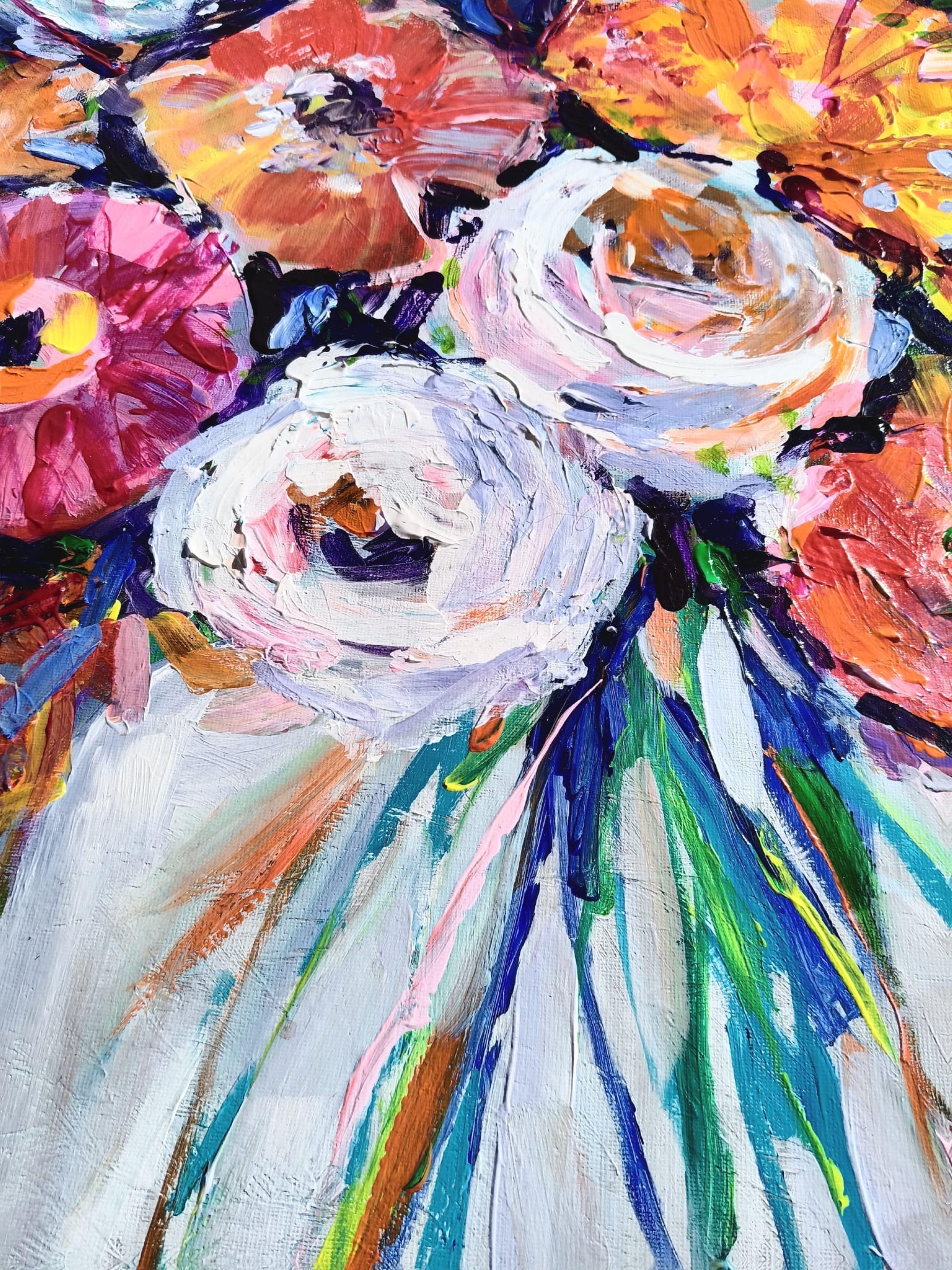 Rosen und Gerbera. im Angebot 1