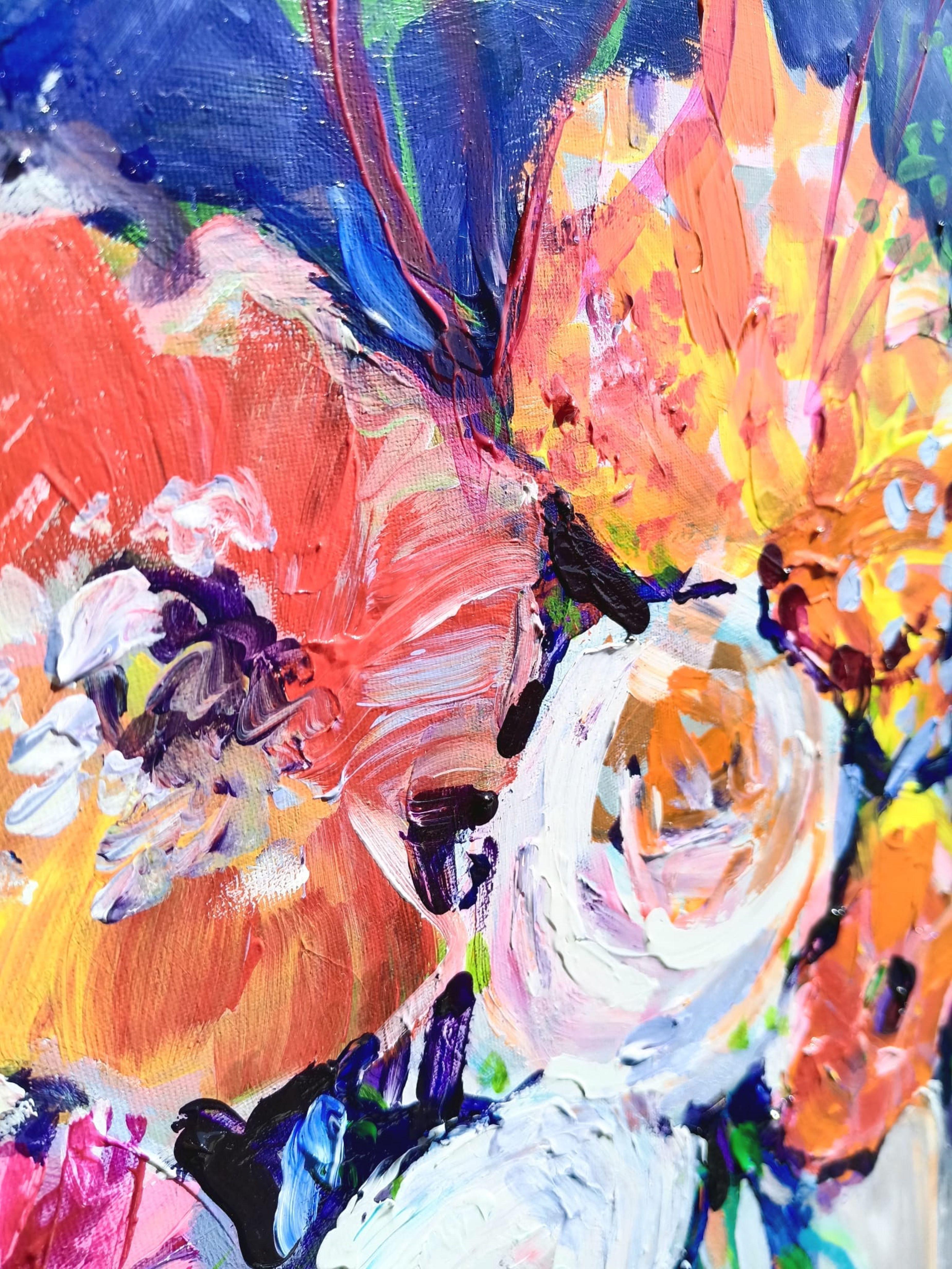 Rosen und Gerbera. im Angebot 2