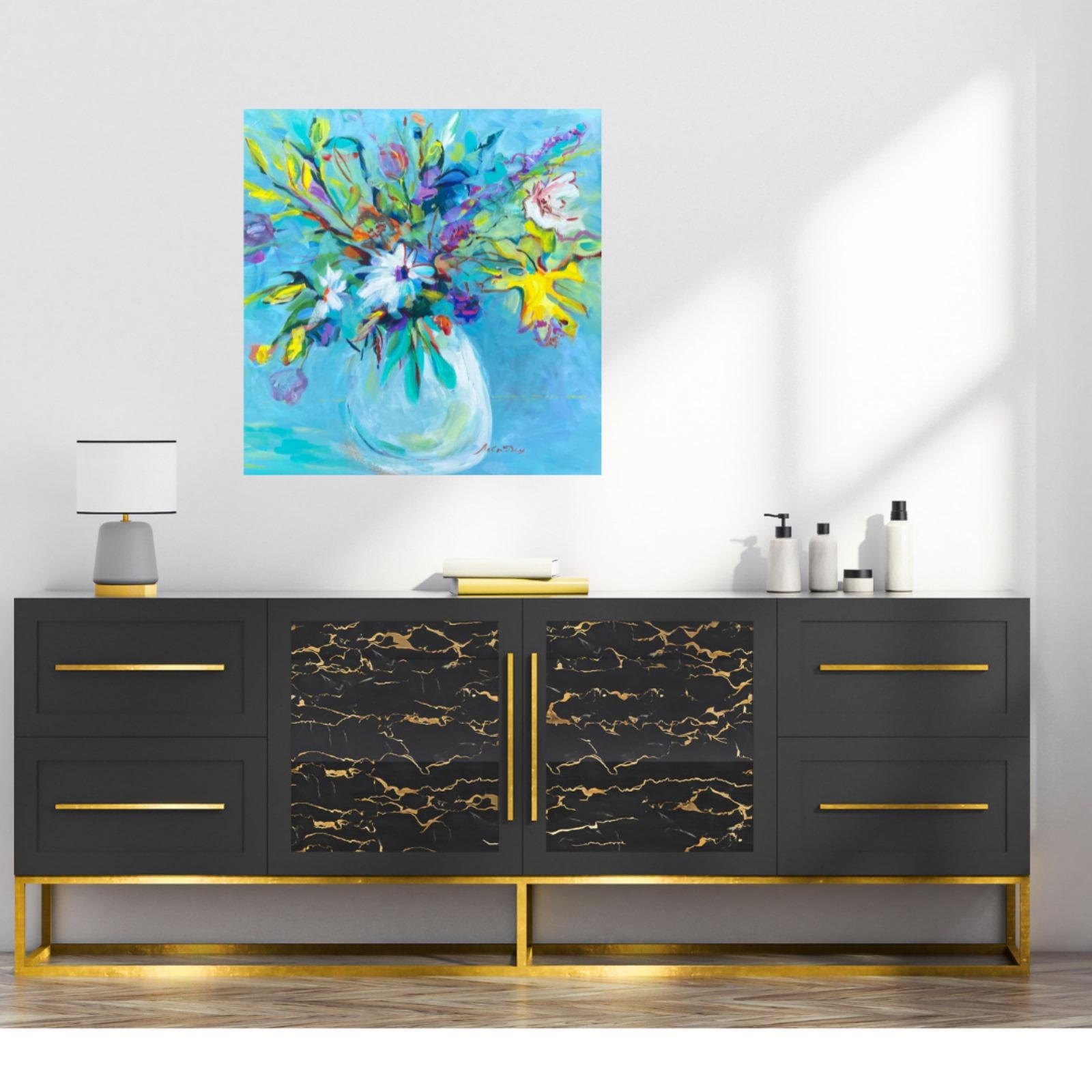 Estado de ánimo primaveral. Pintura original floral 2