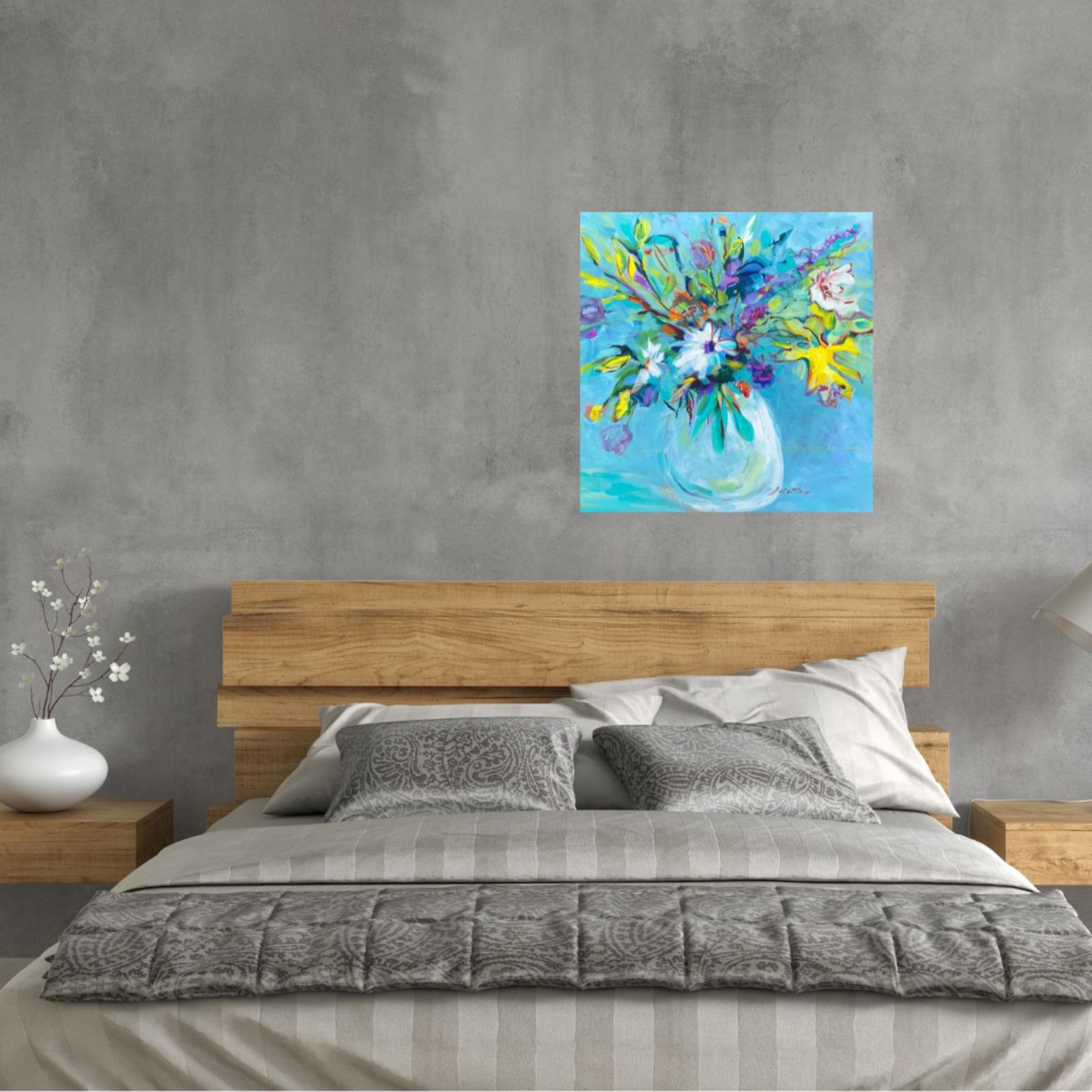 Estado de ánimo primaveral. Pintura original floral 3