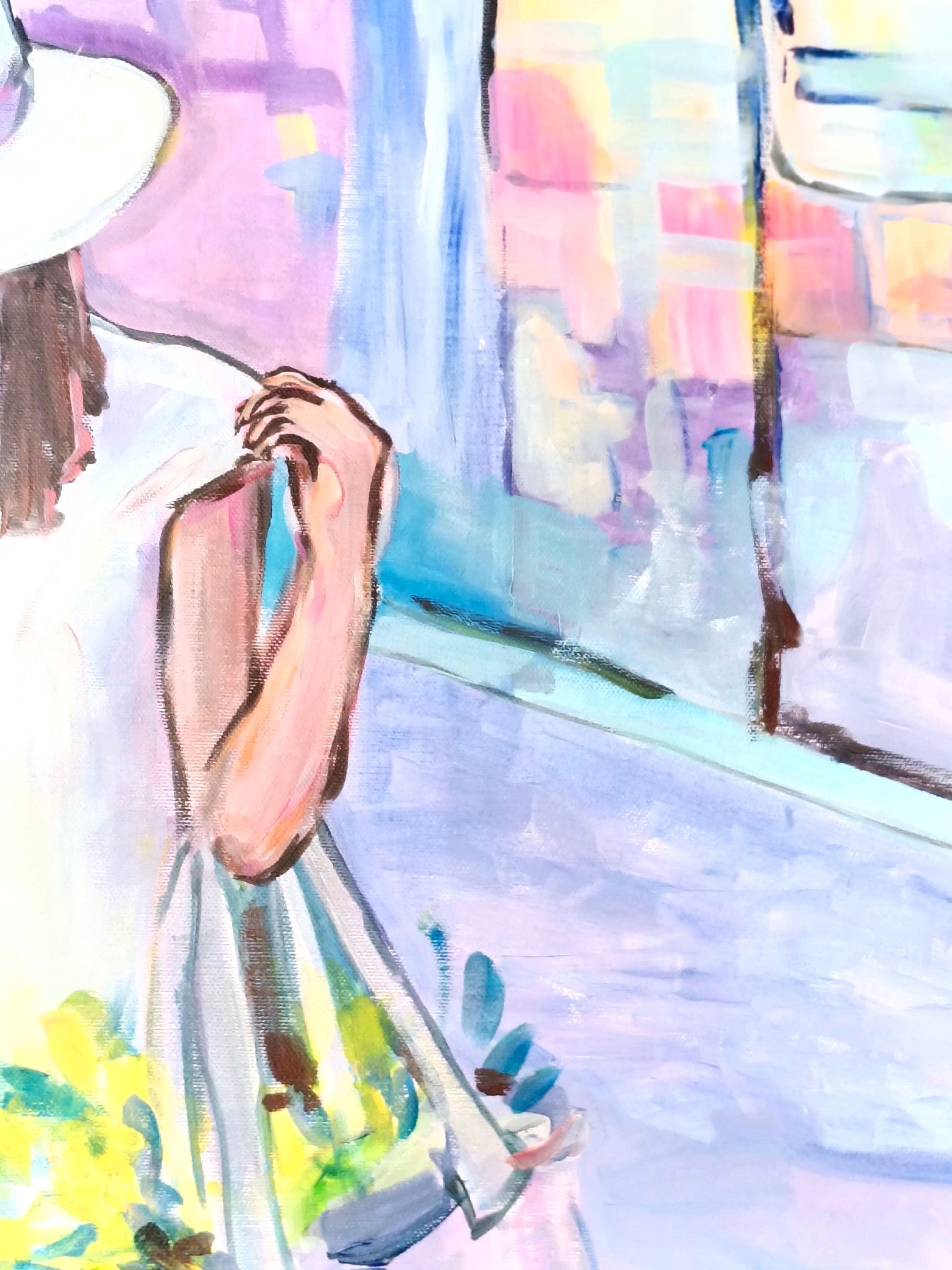 Soft colors of a summer evening, the smell of the sea and flowers, white dresses and hats, pleasant shopping.
All these feminine joys stay with us all year long, creating enchanting memories!
Sometimes we can depict them in the form of a picture and