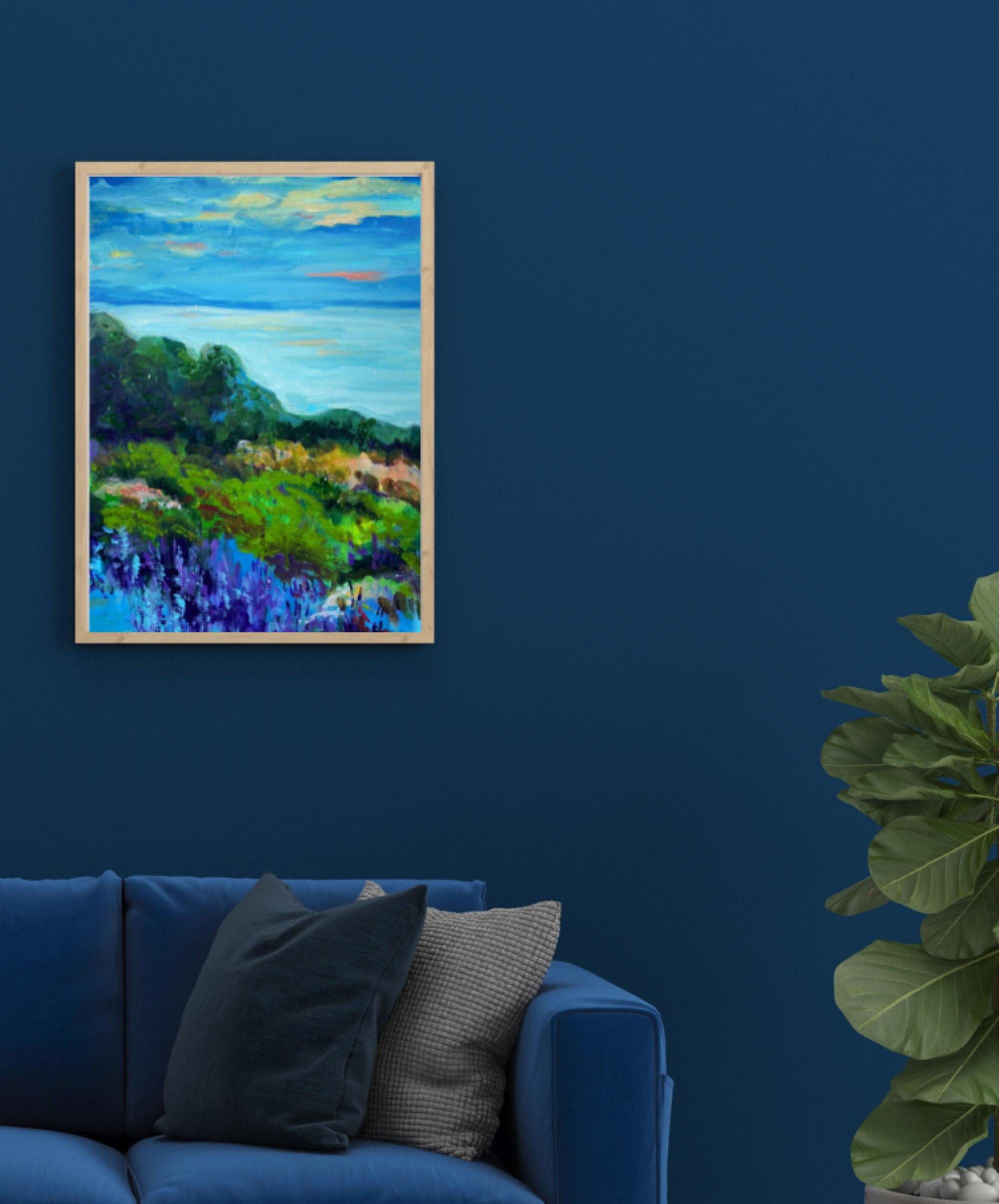 Tarde de verano. Pintura original de la artista española Liudmila Shabazova - Painting Impresionista de Liudmila Shabazova 