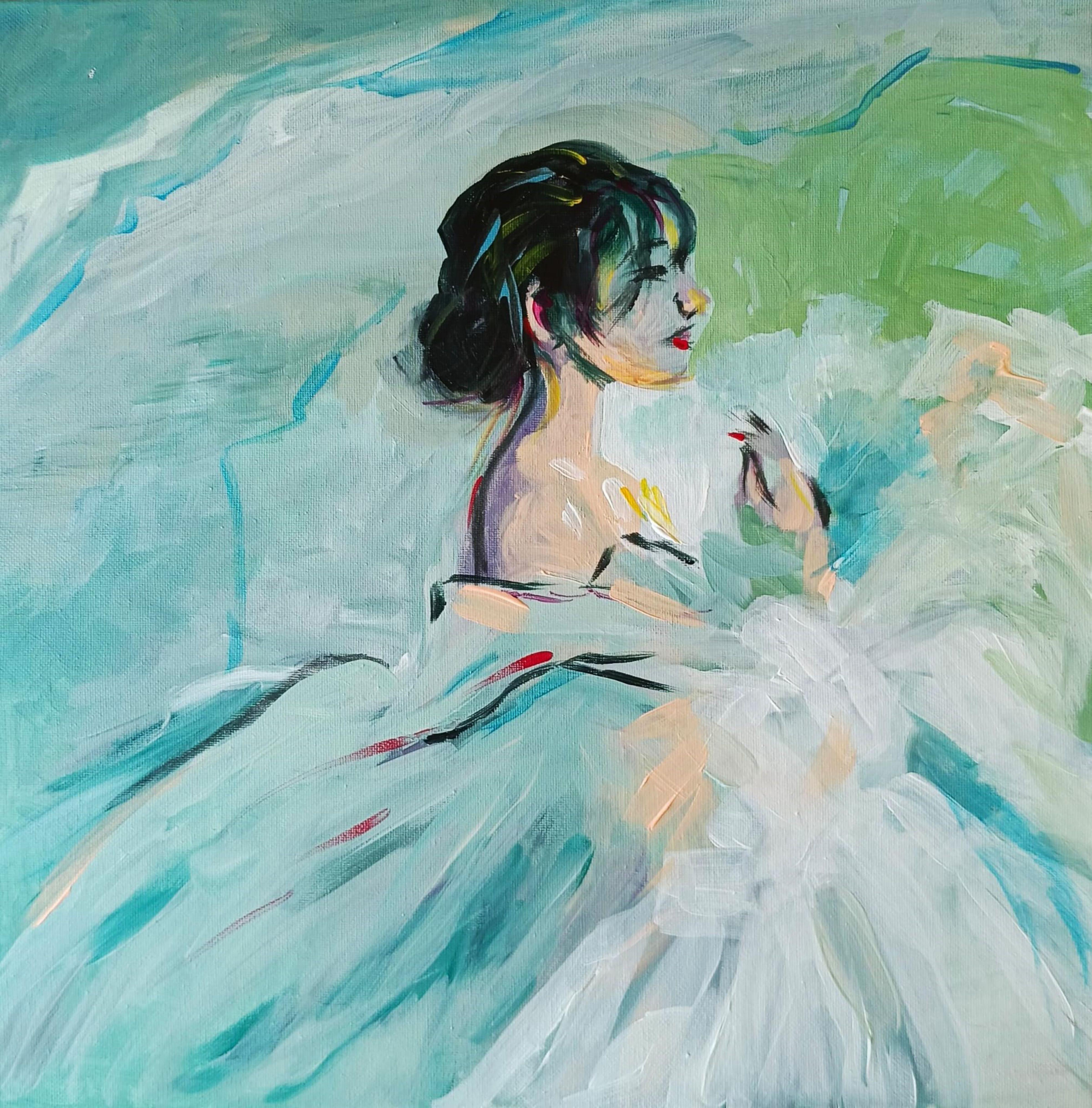 Liudmila Shabazova  Figurative Painting - Tender