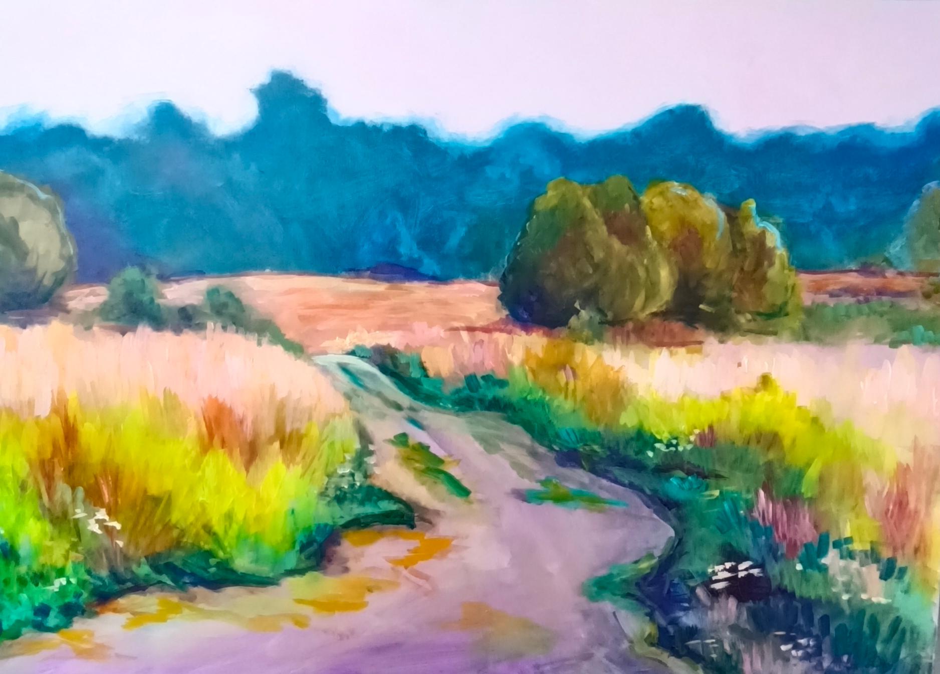 The road to the Blue Forest