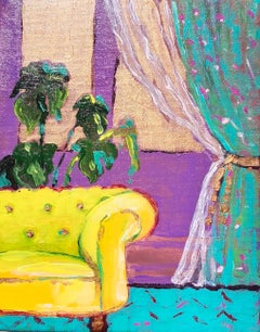 "Yellow sofá."